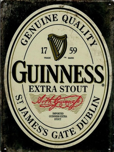 Guinness extra stout - extra, tin