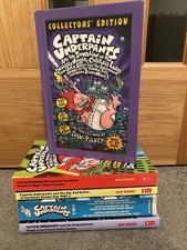 Captain Underpants 5 Book Bundle Hardback Paperback Dav Pilkey Set 