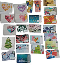 UK Original STARBUCKS Cards Various Design Collectable Items no Value
