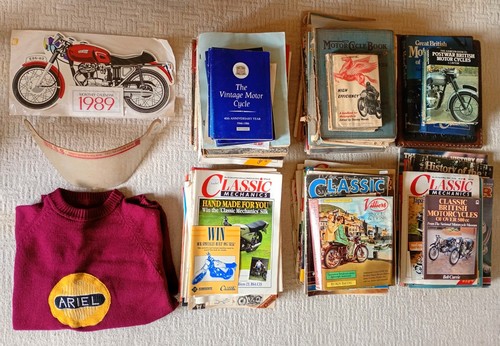Vintage motorcycle book - vintage, book/