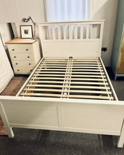 HEMNESBed frame, white