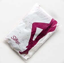 Silkies Microfiber Tights,Pantyhose Control Top Dark-Brown Med. 700223 Unopened 