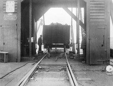 Old Train Photo Wagon Loaded