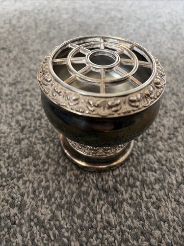 Vintage silver plated rose - vintage,