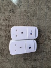 2 x BT Mini Connector 1GB 1000Mbps Powerline Adapters Homeplugs ANY Internet
