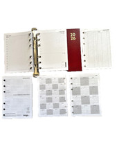 A6 Diary Inserts 2026 suitable  for Mulberry Agenda 100x140mm Day a page 188 D