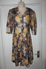 Genuine Vintage Dress Size 14 Classic Debenhams Floral Frock Ladies Tea Dress 