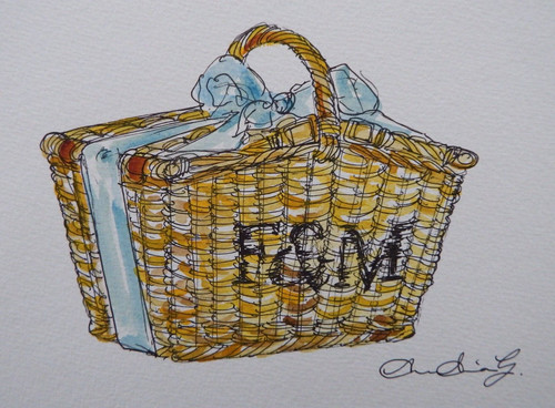 Watercolour painting fortnum - watercolour,