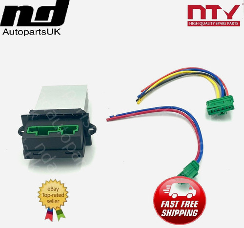 Heater blower fan - heater, resistor
