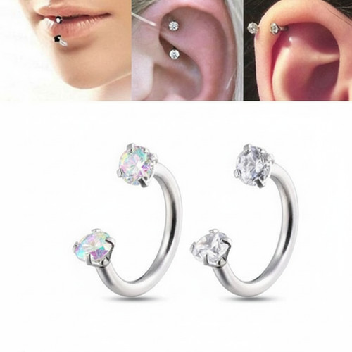 Horseshoe bar barbell nose - horseshoe,