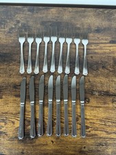 Oneida Balmoral Cutlery 9 Forks And 8 Knives 17 Pieces