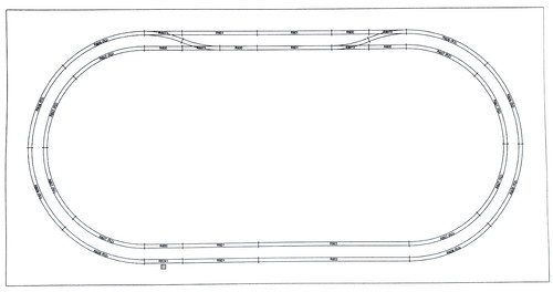 Gauge model railway layout - 00,