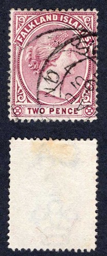 Falkland sg25 purple wmk - is, 2d