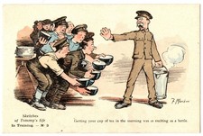 WW 1 Postcard - Sketches Of