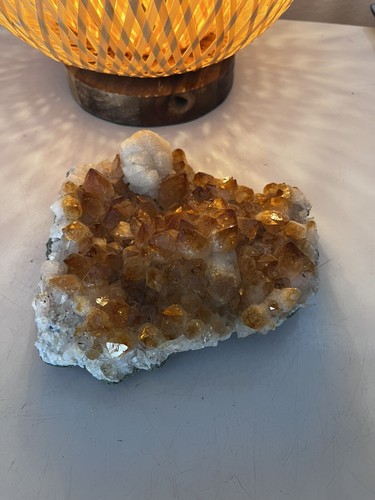 1lb natural citrine cluster - citrine,