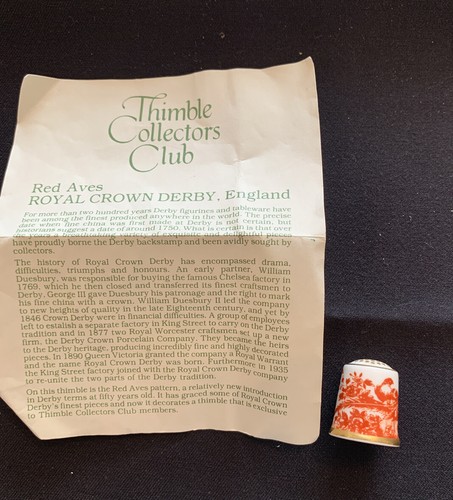 Thimble collectors club - club,