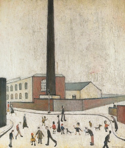 Lowry mill scene with - l,