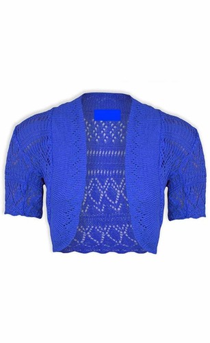 Short sleeve knitted crochet - knitted,