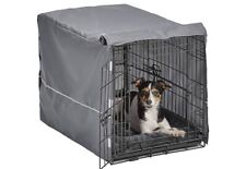 New World Double Door Dog Crate Kit With Bed And Crate Cover Size Medium 30 Inch