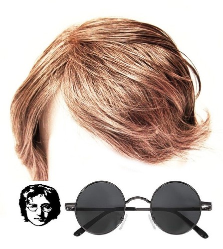 The beatles wig and round - and,