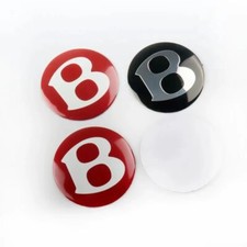 4Pcs 56mm 65mm Bentley Logo