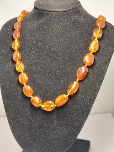 Vintage amber bead - bead, necklace