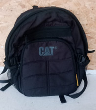 CAT Brent Backpack Black – Padded Back with Mesh Detail, Durable Design