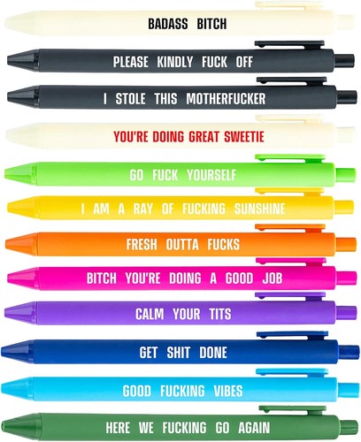 Twinsun 12pcs funny pens - twinsun,