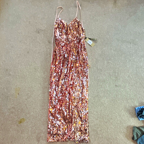 Coast rose gold - gold, sequin