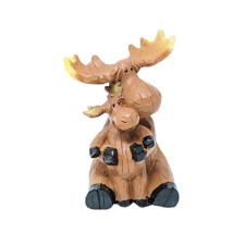 Mama Moose and Baby Figurine
