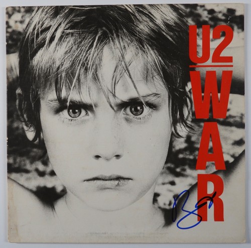 Bono war signed autograph - war,