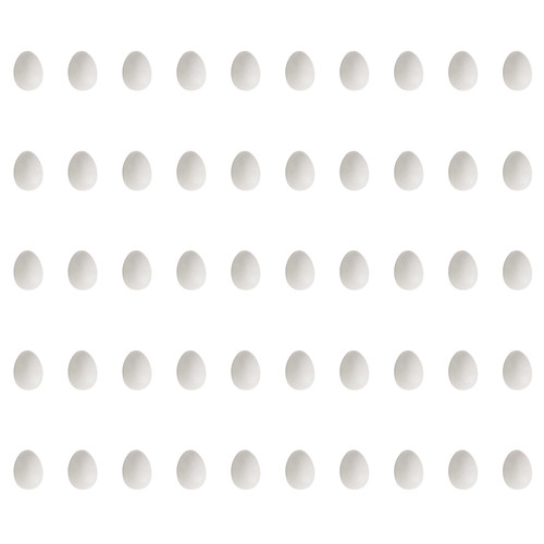 Simulated pigeon eggs plastic - simulated,