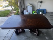 Antique Style Dark Wood Dining