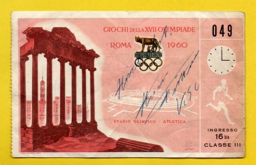 Orig ticket olympic games - , rom