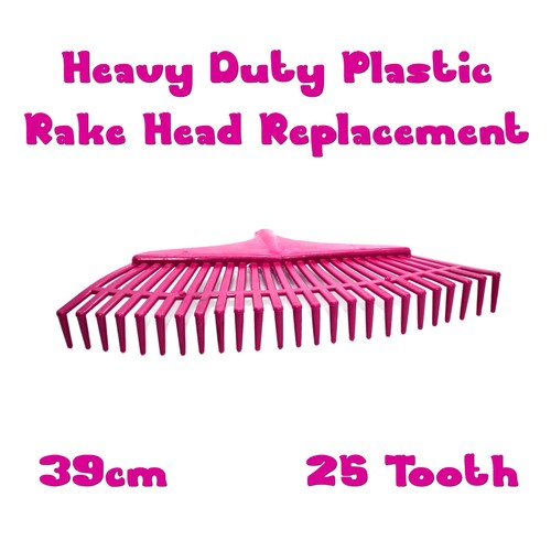Lawn leaf plastic rake head - leaf,