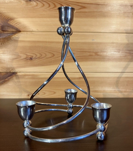 Vintage silver plated saint - plated,