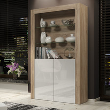 170cm Display Cabinet | Oak