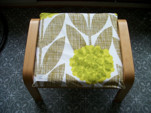 Ikea alme poang footstool - ,
