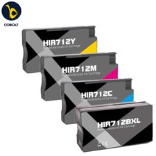 4 INK CARTRIDGE Compatible with HP 712  DesignJet T650 T630 T250 T230 T210