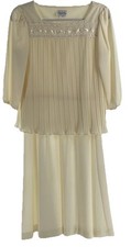 Vintage Sandi Dee Cream Pleat