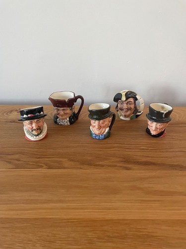 Royal doulton min toby jugs - doulton,