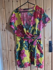 Zara yellow floral linen - , mini