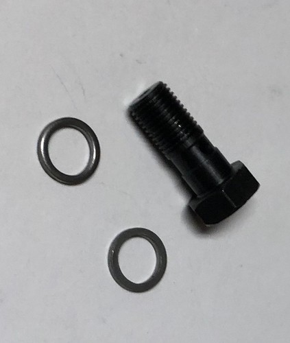 Injector line banjo bolt fuel - line,