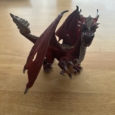 Schleich Eldrador Red Dragon Warrior Action Figure with Moving Jaw Model 70512 