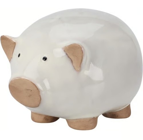 16cm ceramic pig - ceramic,