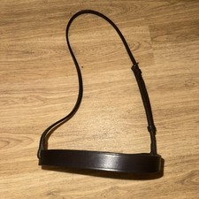 Neat English Brown Leather Pony Hunter Noseband #222
