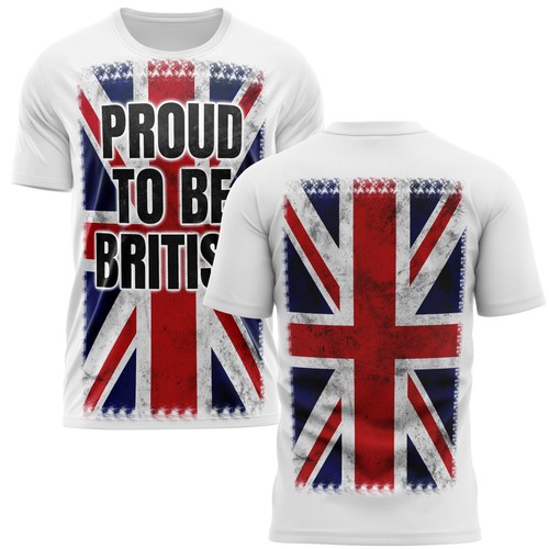 Proud british mens t - be,