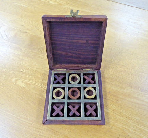 Wooden noughts and crosses - crosses, tic