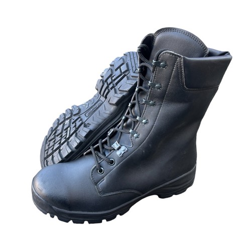 Dutch army black leather - army,