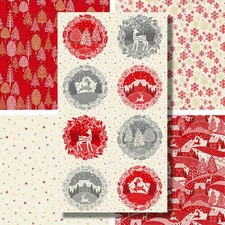SCANDI CHRISTMAS COTTON FABRIC